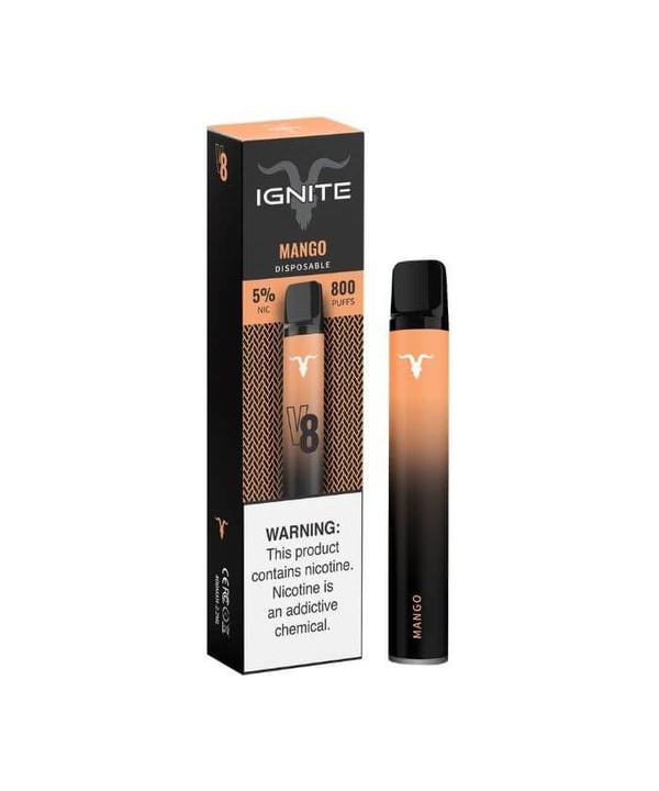 Ignite V8 Mango Tobacco Free Nicotine Disposable V...