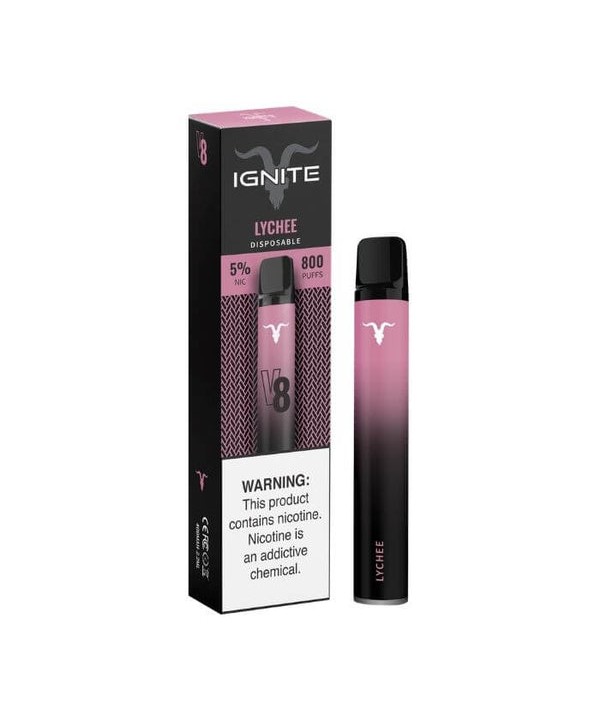 Ignite V8 Lychee Tobacco Free Nicotine Disposable ...