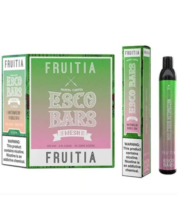 Esco Bars Fruitia Tobacco Free Nicotine Disposable Vape Pen