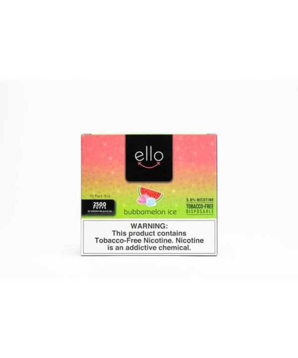 BLVK Ello Tobacco Free Nicotine Disposable Vape Pen