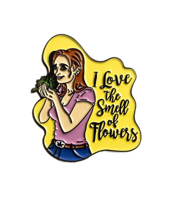 I Love the Smell of Flowers Pin by Prizecor