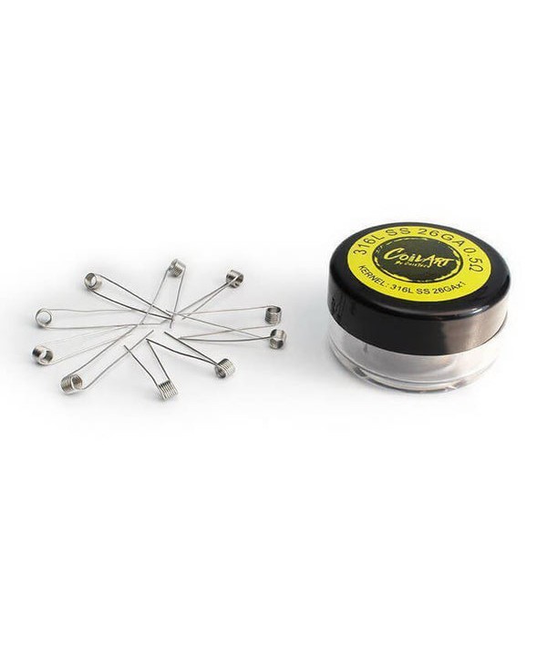 CoilArt Prebuilt 316L SS Coil (10-Pack)